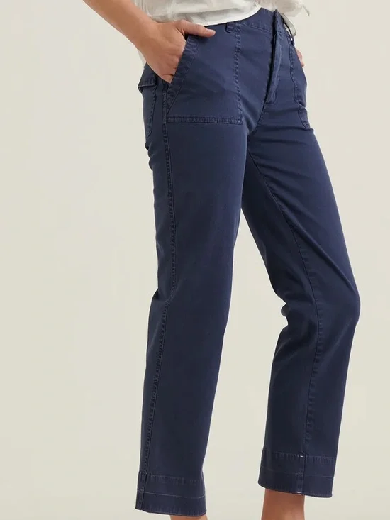 Lucky Brand Mid Rise Utility Straight Pant 27 - Picture 5 of 16